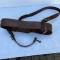 Ceinturon Baudrier officier et bélière sabre cuir marron 