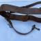 Ceinturon Baudrier officier et bélière sabre cuir marron 
