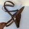 Ceinturon Baudrier Officier Mdle 1893/15 cuir marron Etui révolver Mdle 1892 