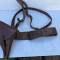 Ceinturon Brelage tenue campagne Officier  étui révolver Mdle 1892/16 cuir marron 