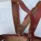 Ceinturon Cartouchière Spahis cuir brun Rouge 