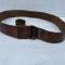 Ceinturon troupe Mdle 1903/14 Boucle fer  cuir marron 