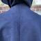 Chasseur Manteau capuchon drap bleu nuit 