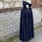 Chasseur Manteau capuchon drap bleu nuit 