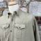 Chemise troupe Mdle 1935 coton kaki clair 