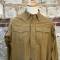 Chemise troupe Mdle 1935 type montagne , flanelle kaki 