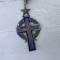 Croix Pectorale Mdle 1854 Aumonier Militaire Cordon noir et orange 