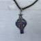 Croix Pectorale Mdle 1854 Aumonier Militaire Cordon noir et orange 