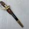 Dague Officier Forestier de la Luftwaffe gousset cuir marron 