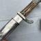 Gendarmerie Baionnette troupe dragonne et gousset cuir marron 