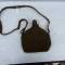 Gourde individuelle Mdle 1935 et longue sangle cuir marron 