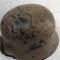 Heer Casque Mdle 1935 Tropical peinture jaune sable et jugulaire 