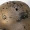 Heer Casque Mdle 1935 Tropical peinture jaune sable et jugulaire 