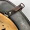 Heer Casque Mdle 1940 Camouflé 3 tons et jugulaire cuir 