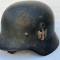 Heer Casque Mdle 1940 un insigne et jugulaire 