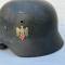 Heer Casque Mdle 1940 un insigne et jugulaire 
