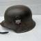 Heer Casque Mdle 1942 Un insigne et jugulaire 