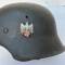 Heer Casque Mdle 1942 un insigne et jugulaire 