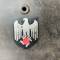 Heer Casque Mdle 1942 Un insigne et jugulaire 