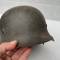 Heer Casque Mdle 1942 Un insigne et jugulaire 