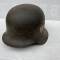 Heer casque Mdle 1942 Un insigne et jugulaire cuir 