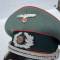 Heer casquette officier artillerie drap feldgrau 