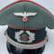 Heer casquette officier artillerie drap feldgrau 