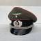 Heer casquette officier Panzer tricotine feldgrau 