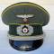 Heer Casquette officier Transmission Drap feldgrau 