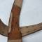 Heer Ceinturon officier boucle deux ardillons cuir marron 