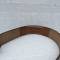 Heer Ceinturon officier boucle deux ardillons cuir marron 