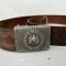 Heer ceinturon troupe Boucle alu Mdle 1936 cuir marron 