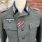 Heer Veste de combat Mdle 1943 Officier Panzer , Drap feldgrau 