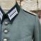 Heer veste passepoilée 'Feld Rock' Officier médecin gabardine feldgrau 