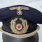 KM Casquette officier Administration coiffe bleu