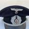 KM Casquette officier Administration coiffe bleu amovible 