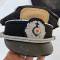 KM Casquette officier Administration coiffe bleu amovible 