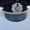 KM Casquette officier Administration coiffe bleu amovible 