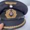 KM Casquette officier subalterne drap bleu nuit 