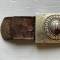 KM Ceinturon troupe Boucle alu Doré Mdle 1936  et cuir 