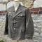 KM Veste Officier navigant Toile de coton Gris/vert 