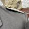 KM Veste Officier navigant Toile de coton Gris/vert 