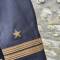 KM Veston officier navigant gabardine bleu nuit 