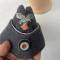 LW Calot Officier Drap gris bleu 