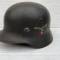 LW Casque Mdle 1940 Un insigne et jugulaire 