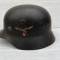 LW Casque Mdle 1940 Un insigne et jugulaire 