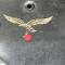 LW Casque Mdle 1940 Un insigne et jugulaire 