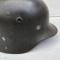 LW Casque Mdle 1940 Un insigne et jugulaire 