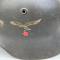 LW Casque Mdle 1940 Un insigne et jugulaire 