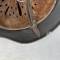 LW Casque Mdle 1940 Un insigne et jugulaire cuir 